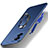 Custodia Plastica Rigida Cover Opaca con Magnetico Anello Supporto per OnePlus Nord N300 5G Blu