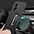 Custodia Plastica Rigida Cover Opaca con Magnetico Anello Supporto per Oppo A77 5G