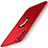 Custodia Plastica Rigida Cover Opaca con Magnetico Anello Supporto per Oppo Reno6 Pro 5G India Rosso
