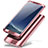 Custodia Plastica Rigida Cover Opaca Fronte e Retro 360 Gradi A01 per Samsung Galaxy Note 8