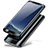 Custodia Plastica Rigida Cover Opaca Fronte e Retro 360 Gradi A01 per Samsung Galaxy Note 8 Duos N950F Nero