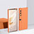 Custodia Plastica Rigida Cover Opaca Fronte e Retro 360 Gradi BH1 per Huawei Honor V Purse 5G Arancione