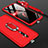 Custodia Plastica Rigida Cover Opaca Fronte e Retro 360 Gradi con Anello Supporto per Oppo Reno2 Z
