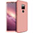 Custodia Plastica Rigida Cover Opaca Fronte e Retro 360 Gradi F01 per Huawei Mate 20 Oro Rosa