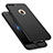 Custodia Plastica Rigida Cover Opaca Fronte e Retro 360 Gradi M01 per Apple iPhone 7 Plus Nero