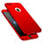 Custodia Plastica Rigida Cover Opaca Fronte e Retro 360 Gradi M01 per Apple iPhone 7 Plus Rosso