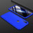 Custodia Plastica Rigida Cover Opaca Fronte e Retro 360 Gradi M01 per Huawei Enjoy 9 Blu