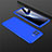 Custodia Plastica Rigida Cover Opaca Fronte e Retro 360 Gradi M01 per Oppo A93 Blu