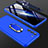 Custodia Plastica Rigida Cover Opaca Fronte e Retro 360 Gradi M01 per Samsung Galaxy S21 5G Blu