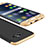 Custodia Plastica Rigida Cover Opaca Fronte e Retro 360 Gradi M01 per Samsung Galaxy S7 Edge G935F Oro e Nero