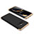 Custodia Plastica Rigida Cover Opaca Fronte e Retro 360 Gradi M01 per Samsung Galaxy S8 Plus Oro e Nero
