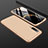 Custodia Plastica Rigida Cover Opaca Fronte e Retro 360 Gradi M01 per Xiaomi Mi A3 Lite Oro