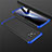 Custodia Plastica Rigida Cover Opaca Fronte e Retro 360 Gradi M01 per Xiaomi Poco X3 Blu e Nero