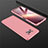 Custodia Plastica Rigida Cover Opaca Fronte e Retro 360 Gradi M01 per Xiaomi Poco X3 NFC Oro Rosa