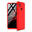 Custodia Plastica Rigida Cover Opaca Fronte e Retro 360 Gradi M01 per Xiaomi Redmi 9 India Rosso