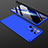 Custodia Plastica Rigida Cover Opaca Fronte e Retro 360 Gradi M02 per Samsung Galaxy S21 Ultra 5G Blu
