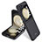 Custodia Plastica Rigida Cover Opaca Fronte e Retro 360 Gradi MK1 per Samsung Galaxy Z Flip5 5G Nero