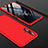 Custodia Plastica Rigida Cover Opaca Fronte e Retro 360 Gradi P01 per Huawei Honor 20 Rosso