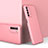 Custodia Plastica Rigida Cover Opaca Fronte e Retro 360 Gradi P01 per Huawei Honor Play4 5G Oro Rosa