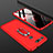 Custodia Plastica Rigida Cover Opaca Fronte e Retro 360 Gradi P01 per Huawei Honor V20 Rosso