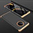 Custodia Plastica Rigida Cover Opaca Fronte e Retro 360 Gradi P01 per Huawei Mate 30 5G Oro e Nero