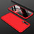 Custodia Plastica Rigida Cover Opaca Fronte e Retro 360 Gradi P01 per Huawei Nova 5 Rosso