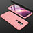 Custodia Plastica Rigida Cover Opaca Fronte e Retro 360 Gradi P01 per Nokia 6.1 Plus Oro Rosa
