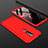 Custodia Plastica Rigida Cover Opaca Fronte e Retro 360 Gradi P01 per Nokia 6.1 Plus Rosso