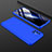 Custodia Plastica Rigida Cover Opaca Fronte e Retro 360 Gradi P01 per Samsung Galaxy A51 5G Blu