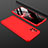 Custodia Plastica Rigida Cover Opaca Fronte e Retro 360 Gradi P01 per Samsung Galaxy A51 5G Rosso