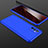 Custodia Plastica Rigida Cover Opaca Fronte e Retro 360 Gradi P01 per Samsung Galaxy M52 5G Blu