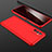 Custodia Plastica Rigida Cover Opaca Fronte e Retro 360 Gradi P01 per Samsung Galaxy M52 5G Rosso