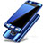 Custodia Plastica Rigida Cover Opaca Fronte e Retro 360 Gradi P01 per Samsung Galaxy S7 Edge G935F Blu
