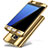 Custodia Plastica Rigida Cover Opaca Fronte e Retro 360 Gradi P01 per Samsung Galaxy S7 Edge G935F Oro