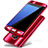 Custodia Plastica Rigida Cover Opaca Fronte e Retro 360 Gradi P01 per Samsung Galaxy S7 Edge G935F Rosso