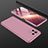 Custodia Plastica Rigida Cover Opaca Fronte e Retro 360 Gradi P01 per Xiaomi Mi 11 Lite 5G NE Oro Rosa