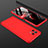 Custodia Plastica Rigida Cover Opaca Fronte e Retro 360 Gradi P01 per Xiaomi Mi 11 Lite 5G NE Rosso