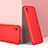 Custodia Plastica Rigida Cover Opaca Fronte e Retro 360 Gradi P01 per Xiaomi Redmi 9A Rosso
