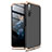 Custodia Plastica Rigida Cover Opaca Fronte e Retro 360 Gradi P02 per Huawei Honor 20 Oro e Nero
