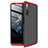 Custodia Plastica Rigida Cover Opaca Fronte e Retro 360 Gradi P02 per Huawei Honor 20 Rosso e Nero