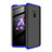 Custodia Plastica Rigida Cover Opaca Fronte e Retro 360 Gradi P02 per OnePlus 7T Pro Blu e Nero