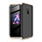 Custodia Plastica Rigida Cover Opaca Fronte e Retro 360 Gradi P02 per OnePlus 7T Pro Oro e Nero