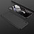 Custodia Plastica Rigida Cover Opaca Fronte e Retro 360 Gradi P03 per Xiaomi Redmi 9i Nero