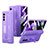 Custodia Plastica Rigida Cover Opaca Fronte e Retro 360 Gradi P06 per Samsung Galaxy Z Fold2 5G Viola