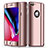 Custodia Plastica Rigida Cover Opaca Fronte e Retro 360 Gradi per Apple iPhone 8 Plus Oro Rosa