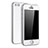 Custodia Plastica Rigida Cover Opaca Fronte e Retro 360 Gradi per Apple iPhone SE Argento