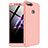 Custodia Plastica Rigida Cover Opaca Fronte e Retro 360 Gradi per Huawei Enjoy 8e Oro Rosa