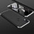 Custodia Plastica Rigida Cover Opaca Fronte e Retro 360 Gradi per Huawei Enjoy 9 Plus Argento