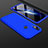 Custodia Plastica Rigida Cover Opaca Fronte e Retro 360 Gradi per Huawei Enjoy 9 Plus Blu