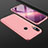 Custodia Plastica Rigida Cover Opaca Fronte e Retro 360 Gradi per Huawei Enjoy 9 Plus Oro Rosa